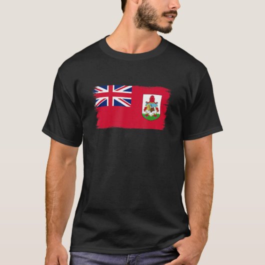 Bermudaanse vlag Bermuda 1 T-shirt (Voorkant)