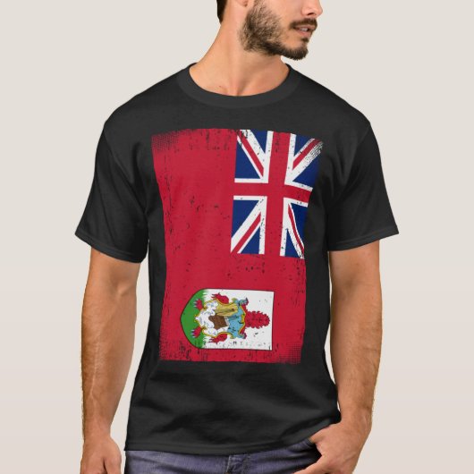 Bermudaanse vlag Bermuda T-shirt (Voorkant)