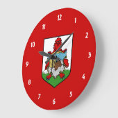 Bermudaanse vlag grote klok (Hoek)