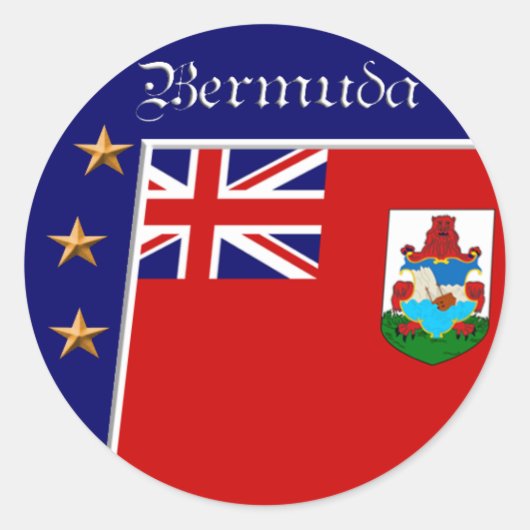 Bermudaanse vlag stickers (Voorkant)