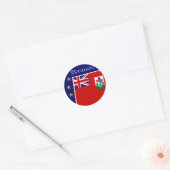 Bermudaanse vlag stickers (Envelop)