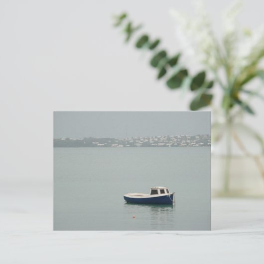 Bermudaboot Briefkaart (Staand voorkant)