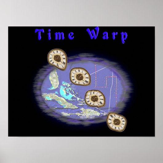 Bermudadriehoek Poster (Voorkant)