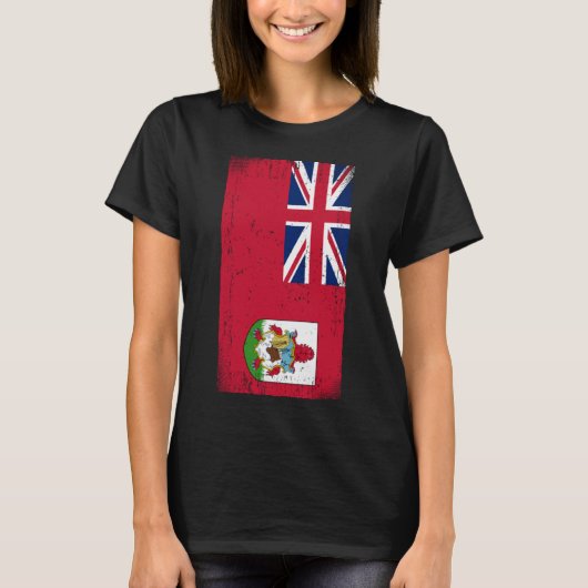 Bermudan Flag Bermuda T-shirt (Voorkant)
