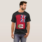 Bermudan Flag Bermuda T-shirt (Voorkant volledig)
