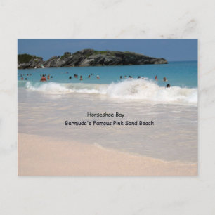 Bermuda's roze zandstrand briefkaart