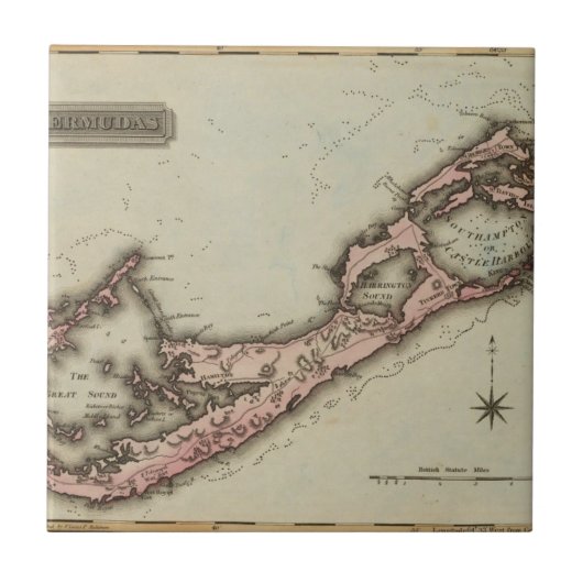 Bermudas Tegeltje (Voorkant)