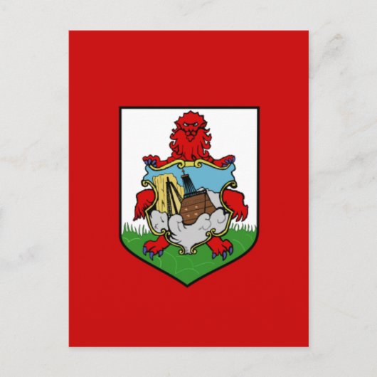 bermudavlag briefkaart (Voorkant)