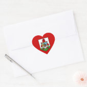 bermudavlag hart sticker (Envelop)