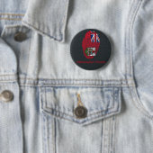 Bermudian touch vingerafdrukvlag ronde button 5,7 cm (In situ)