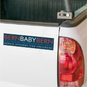 Bern Baby Bern Bernie Sanders voor President Bumpersticker (Op Truck)