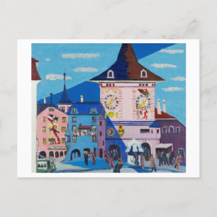 Bern Bell Tower beroemd gemaakt door Kirchner Pain Briefkaart
