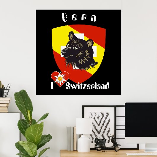 Bern, Bern, Berna, Bärn, Schweiz, Suisse, Poster (Thuiskantoor)