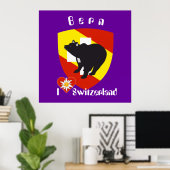 Bern, Bern, Berna, Bärn, Schweiz, Suisse, Poster (Thuiskantoor)