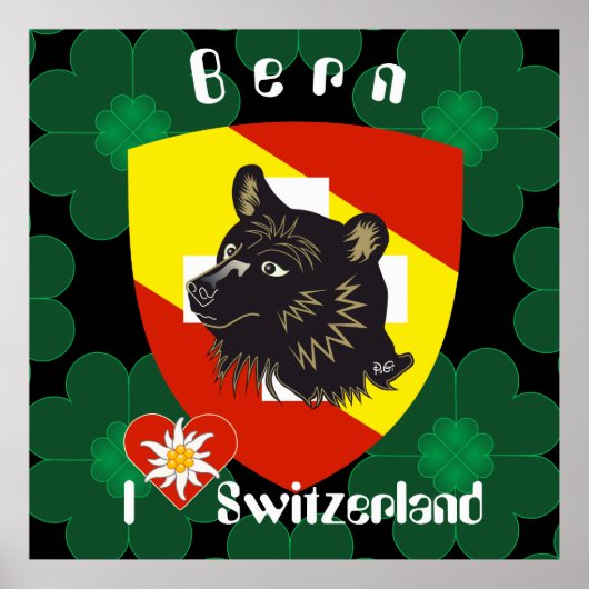 Bern, Bern, Berna, Bärn, Schweiz, Suisse, Poster (Voorkant)