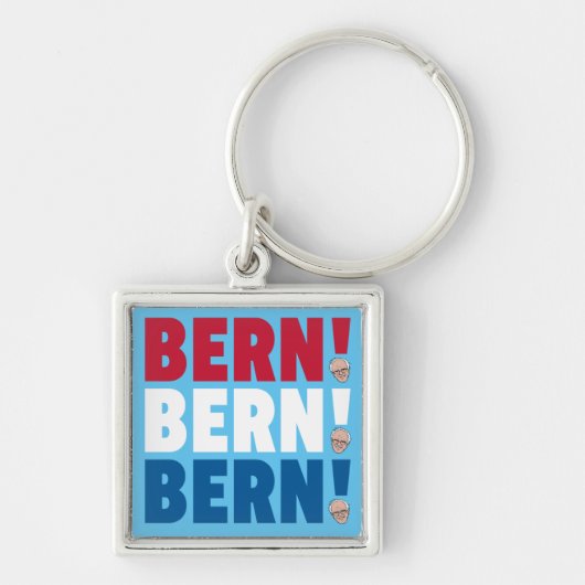 Bern Bern Bernie Sanders Sleutelhanger (Voorkant)