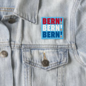 Bern Bern Bernie Sanders Vierkante Button 5,1 Cm (In situ)