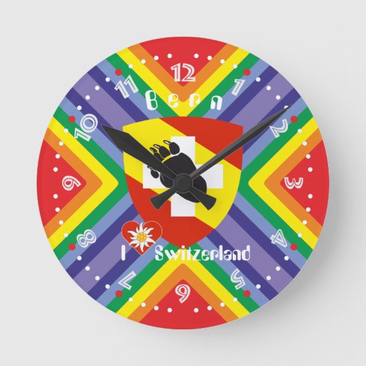 Bern Berna Schweiz Suisse Svizra Uhr Ronde Klok (Voorkant)