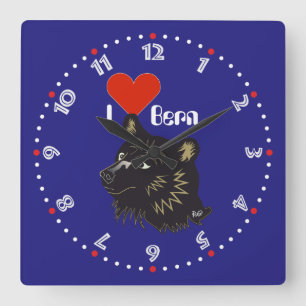 Bern Berna Schweiz Suisse Svizra Uhr Vierkante Klok