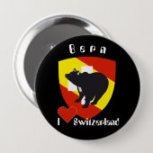 Bern Berna Schweiz Suisse Svizzera Svizra Ronde Button 4,0 Cm (Voorkant /achterkant)