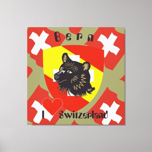 Bern, Berne, Berna, Bärn, Schweiz, Suisse Leinwand Canvas Afdruk (Voorkant)