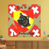Bern, Berne, Berna, Bärn, Schweiz, Suisse Leinwand Canvas Afdruk (Insitu (Woonkamer))