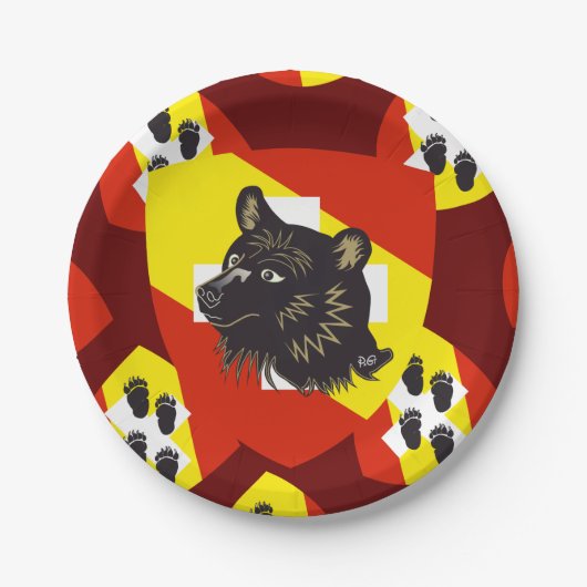 Bern – Berne – Berna Papierteller Papieren Bordje (Voorkant)