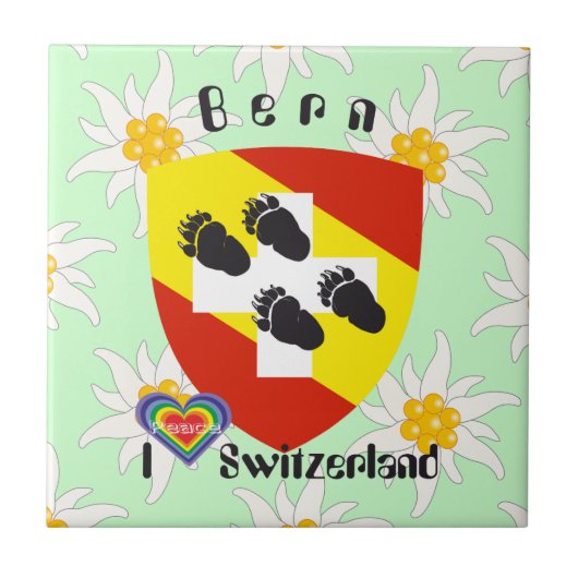 Bern Berne Berna Schweiz Suisse Fliese Tegeltje (Voorkant)