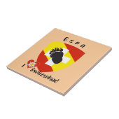 Bern Berne Berna Schweiz Suisse Fliese Tegeltje (Zijkant)