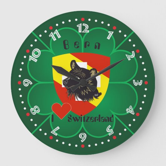 Bern Berne Berna Schweiz Suisse Svizra Uhr Grote Klok (Voorkant)