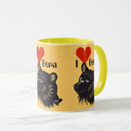 Bern Berne Berna Schweiz Suisse Tasse Mok (Voorkant rechts)