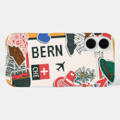Bern Boarding Pass – Reiscultuur Zwitserland Case-Mate iPhone Case (Achterkant (horizontaal))