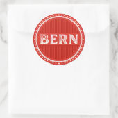 Bern City Pride Emblem – Swiss Identity Ronde Sticker (Tas)