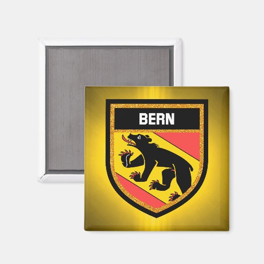 Bern Flag Magneet (Voorkant / Achterkant)