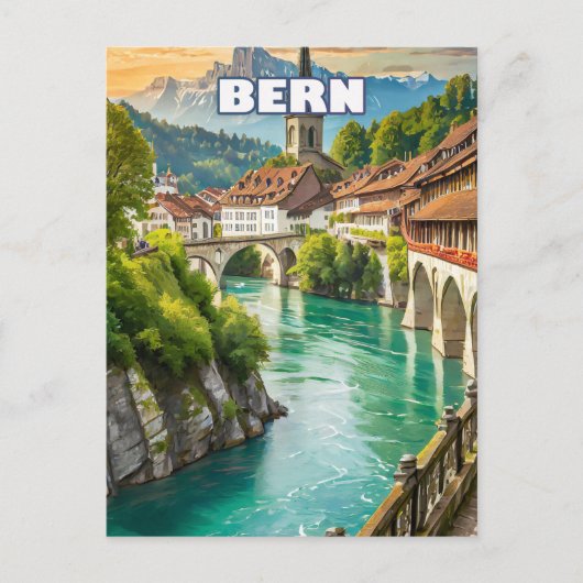 Bern, Helvetische parel Briefkaart (Voorkant)