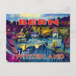 Bern, hoofdstad van Zwitserland Briefkaart