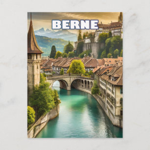 Bern, in het hart van de Zwitserse Alpen Briefkaart