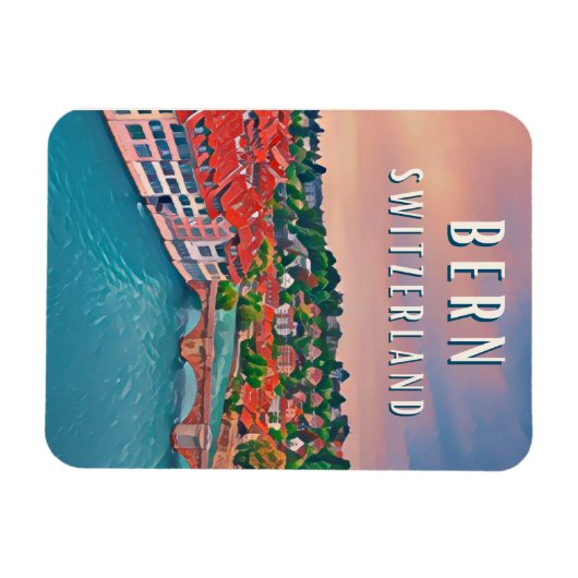 Bern, in het hart van de Zwitserse Alpen Magneet (Horizontaal)