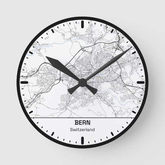Bern Klok Stad Lijn Kunst (Voorkant)