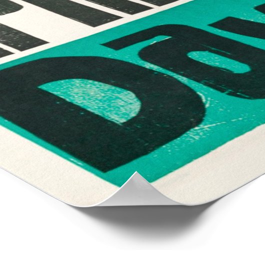 Bern Kunsthalle Poster (Hoek)