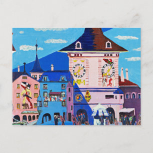 Bern met klokkentoren door Ernst Ludwig Kirchner Briefkaart