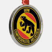 Bern Round Emblem Metalen Ornament (Rechts)