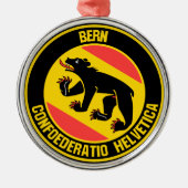 Bern Round Emblem Metalen Ornament (Voorkant)