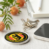 Bern Round Emblem Sleutelhanger (Zijkant)