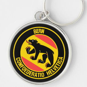 Bern Round Emblem Sleutelhanger