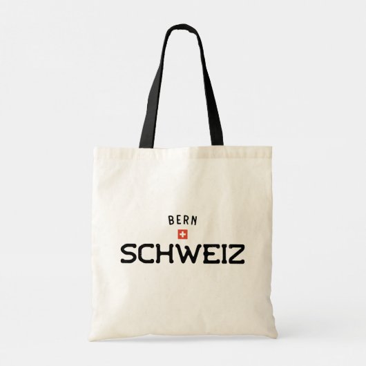Bern Schweiz (Zwitserland) Tote Bag (Achterkant)