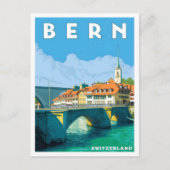 Bern Switzerland Vintage Travel  Briefkaart (Voorkant)