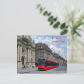 Bern Tram Briefkaart (Staand voorkant)