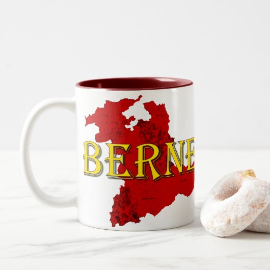 Bern Tweekleurige Koffiemok (Met donut)