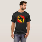 Bern Zwitserland Canton Flag T-shirt (Voorkant volledig)